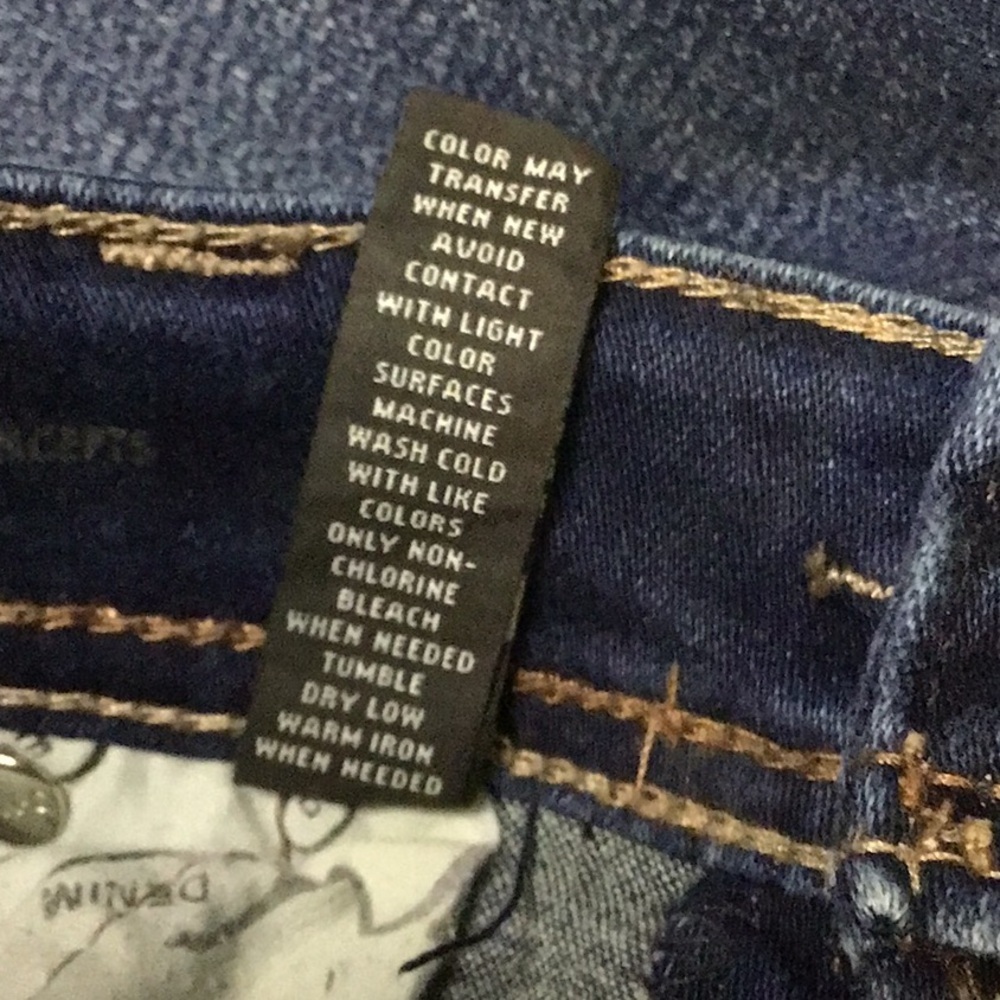 Bootcut Curvy Low Rise w/34" Inseam Long👖 Denim Jeans sac328 - Picture 5 of 6